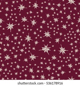 Stylized cobweb seamless pattern. Can be use for background, fabric, wrapping and others.