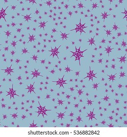 Stylized cobweb seamless pattern. Can be use for background, fabric, wrapping and others.