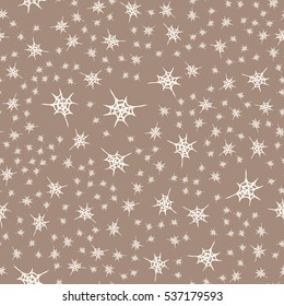 Stylized cobweb seamless pattern. Can be use for background, fabric, wrapping and others.