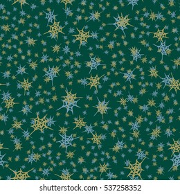 Stylized cobweb seamless pattern. Can be use for background, fabric, wrapping and others.
