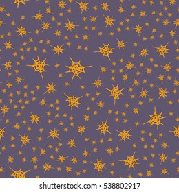 Stylized cobweb seamless pattern. Can be use for background, fabric, wrapping and others.