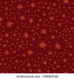 Stylized cobweb seamless pattern. Can be use for background, fabric, wrapping and others.