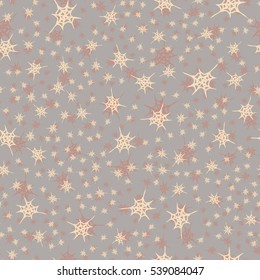 Stylized cobweb seamless pattern. Can be use for background, fabric, wrapping and others.