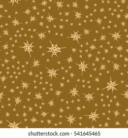 Stylized cobweb seamless pattern. Can be use for background, fabric, wrapping and others.