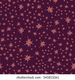 Stylized cobweb seamless pattern. Can be use for background, fabric, wrapping and others.
