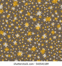 Stylized cobweb seamless pattern. Can be use for background, fabric, wrapping and others.