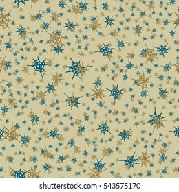 Stylized cobweb seamless pattern. Can be use for background, fabric, wrapping and others.