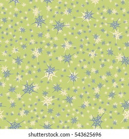 Stylized cobweb seamless pattern. Can be use for background, fabric, wrapping and others.