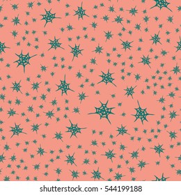 Stylized cobweb seamless pattern. Can be use for background, fabric, wrapping and others.