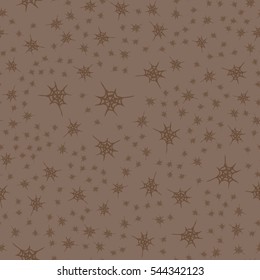 Stylized cobweb seamless pattern. Can be use for background, fabric, wrapping and others.