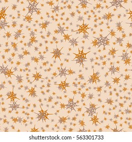 Stylized cobweb seamless pattern. Can be use for background, fabric, wrapping and others.