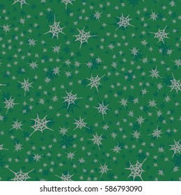 Stylized cobweb seamless pattern. Can be use for background, fabric, wrapping and others.