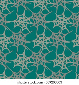Stylized cobweb seamless pattern. Can be use for background, fabric, wrapping and others.