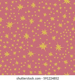 Stylized cobweb seamless pattern. Can be use for background, fabric, wrapping and others.