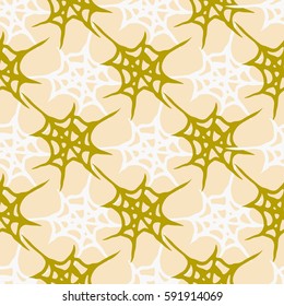 Stylized cobweb seamless pattern. Can be use for background, fabric, wrapping and others.