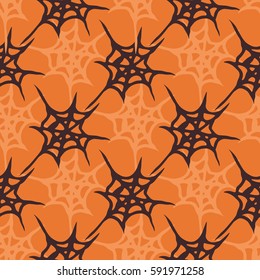 Stylized cobweb seamless pattern. Can be use for background, fabric, wrapping and others.