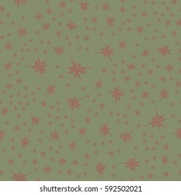 Stylized cobweb seamless pattern. Can be use for background, fabric, wrapping and others.