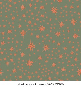 Stylized cobweb seamless pattern. Can be use for background, fabric, wrapping and others.