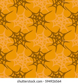 Stylized cobweb seamless pattern. Can be use for background, fabric, wrapping and others.