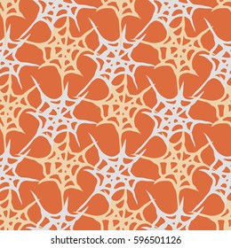 Stylized cobweb seamless pattern. Can be use for background, fabric, wrapping and others.