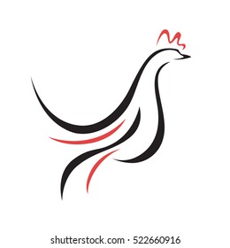 
stylized cock