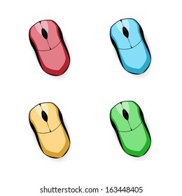 Stylized color isolation, computer mouse