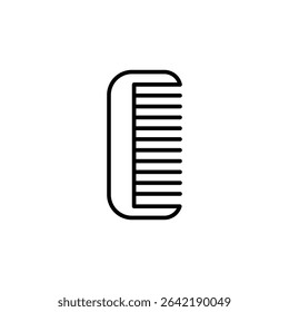 Stylized Comb Illustration For Hair Care And Personal Grooming Needs