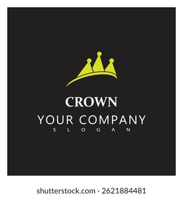 Stylized crown logos and symbol