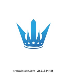 Stylized crown logos and symbol