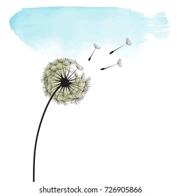 stylized dandelion