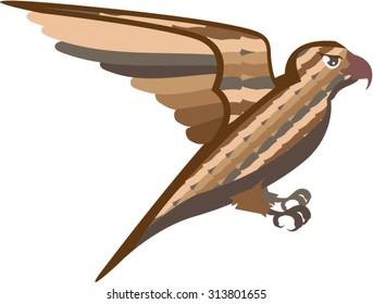 Stylized decorative bird