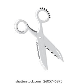 Stylized decorative elements, black and white graphic
