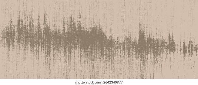 A stylized depiction of sound waves, showcasing abstract lines and variations in tone. The gentle background adds a soothing quality, enhancing the visual representation of audio frequencies.