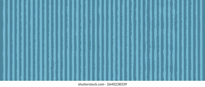 Stylized design featuring vertical blue stripes with a textured effect. Ideal for decorative backgrounds, branding, fashion prints, and contemporary digital artwork. Vector illustration