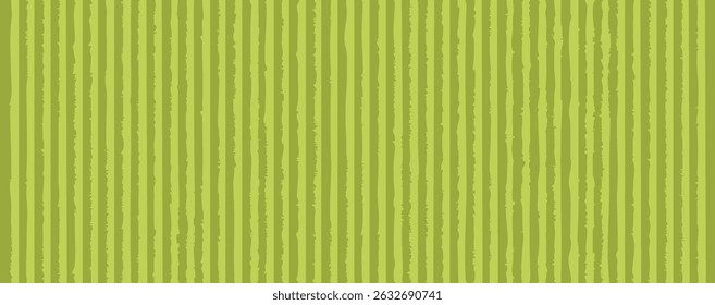 Stylized design featuring vertical green stripes with a textured effect. Ideal for decorative backgrounds, branding, fashion prints, and contemporary digital artwork. Vector illustration
