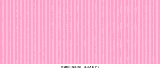 Stylized design featuring vertical pink stripes with a textured effect. Ideal for decorative backgrounds, branding, fashion prints, and contemporary digital artwork. Vector illustration