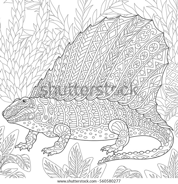 dinosaur fossil coloring pages