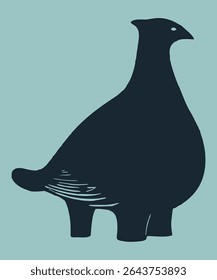 Stylized Vučedol Dove, Croatian artifact symbol.