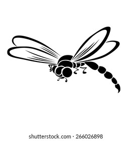 stylized dragonfly