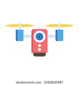 Stylized drone icon representing UAV technology, robotics, and aerial surveying.