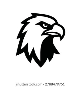 Stylized eagle head mascot logo