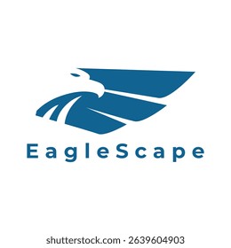 Stylized Eagle Head and Wings Logo – Professional Business Symbol