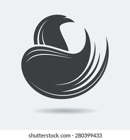 Stylized Eagle Phoenix icon