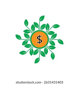 Stylized of Economic colorful logos and symbol
