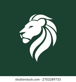 Stilisiertes elegantes Löwenkopf-Logo