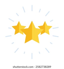 Stylized excellence icon representing high performance, quality work, and professional success.