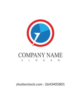 Stylized Eye logo vector symbol illustration element design