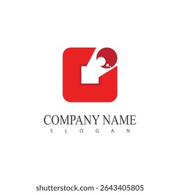 Stylized Eye logo vector symbol illustration element design