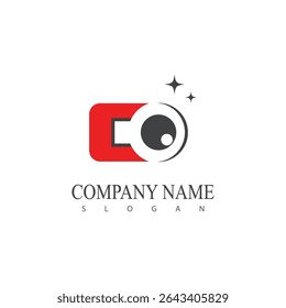 Stylized Eye logo vector symbol illustration element design