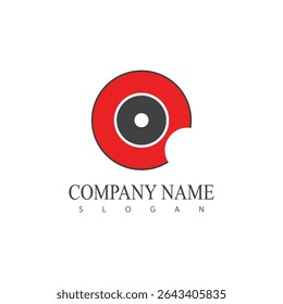 Stylized Eye logo vector symbol illustration element design
